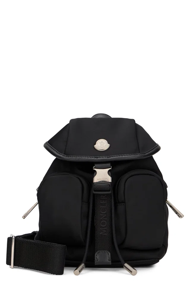Moncler Mini Trick Shoulder Bag — Black Polyamide in Black Nylon from HEWI