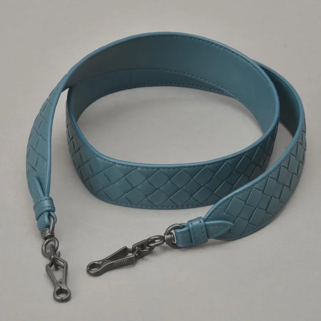Bottega Veneta Intrecciato Shoulder Strap 112 Blue in Blue Woven leather from The Reluxe