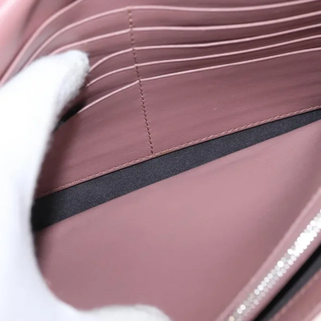 Fendi F Is Wallet On Chain Leather Pink Bag in Pink Leather from HEWI, photo 5 of 24