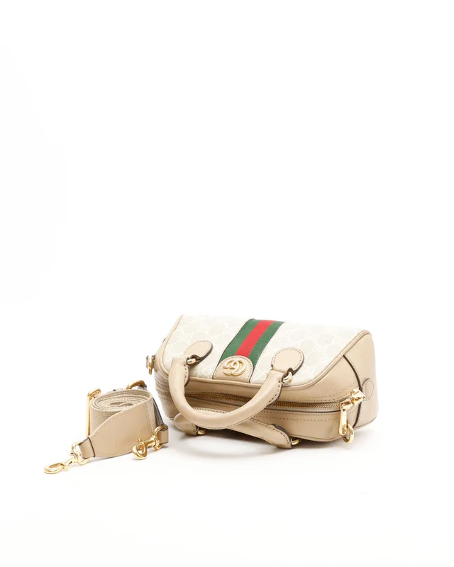 Gucci Ophidia Mini Boston Bag in Canvas from A Retro Tale, photo 5 of 10