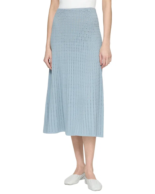 Lafayette 148 New York Pointelle Stitch Skirt, image 1 of 1 from Rue La La