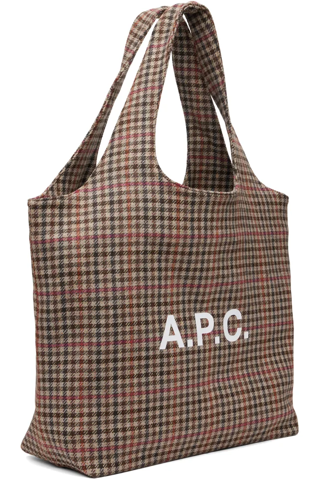 A.P.C. Brown Ninon Tote, photo 2 of 4 from SSENSE