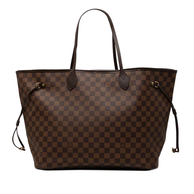 Brown Louis Vuitton Damier Ebene Neverfull GM Tote Bag in Brown Canvas from Designer Revival, photo 1 of 1