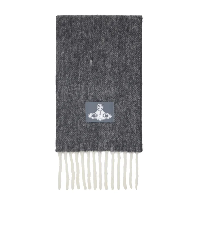Vivienne Westwood Orb-patch fringed scarf from SENSER, photo 1 of 1