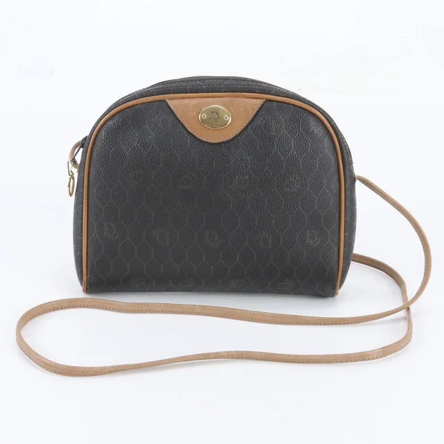 Dior Honeycomb Leather Shoulder Bag in Leather from The Reluxe