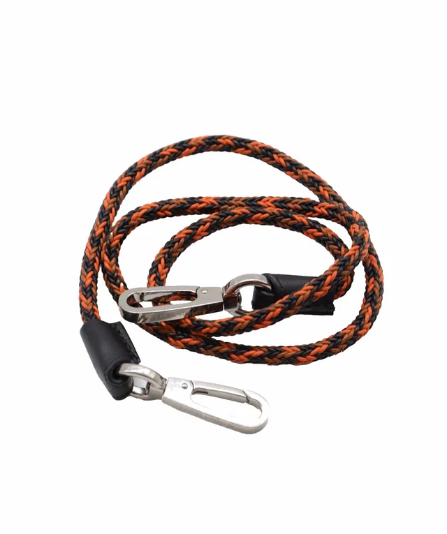 Bottega Veneta Wallet Code Strap Leather Orange Auth 106962 in Orange Leather from Luxury Promise