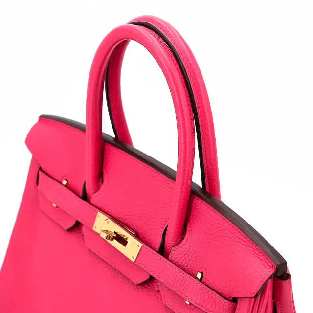 Hermès Birkin 30 Rose Extreme (I6) in Pink Clemence leather from Ginza Xiaoma, photo 3 of 4