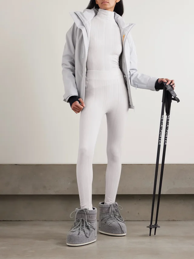 CORDOVA Sol ribbed stretch-jersey turtleneck top in Grey, photo 2 of 2 from NET-A-PORTER (Canada)