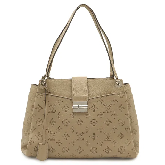 Louis Vuitton Monogram Mahina Sevres Tote Shoulder Bag Semi Leather Galle in Leather from The Reluxe