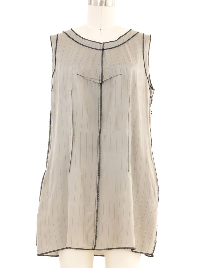1991 Maison Martin Margiela Pinstripe Lining Mini Dress from Arcade Vintage
