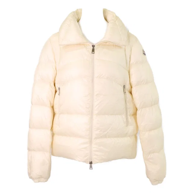 Moncler Aubert Stand Collar Short Down Jacket in Nylon from The Reluxe