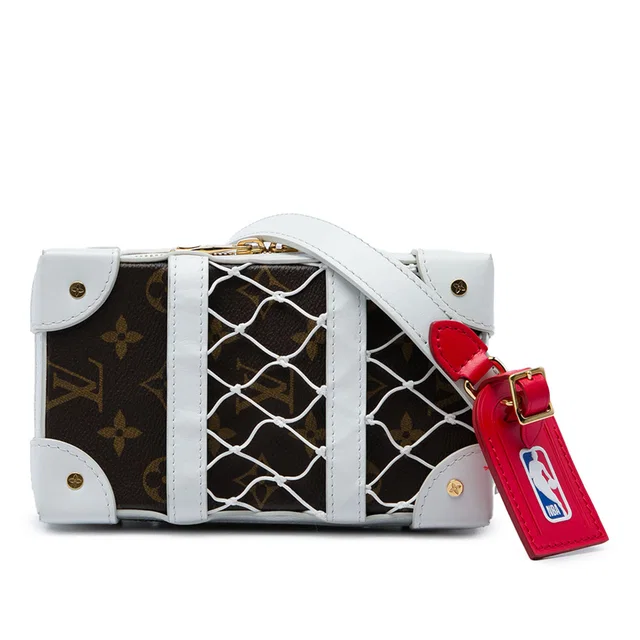Brown Louis Vuitton NBA Monogram Soft Trunk Phone Bag in Brown Coated canvas from Designer Revival