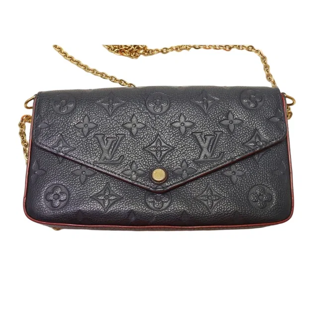 Louis Vuitton Monogram Empreinte Pochette Felicie Chain Wallet Shoulder Bag in Leather from The Reluxe