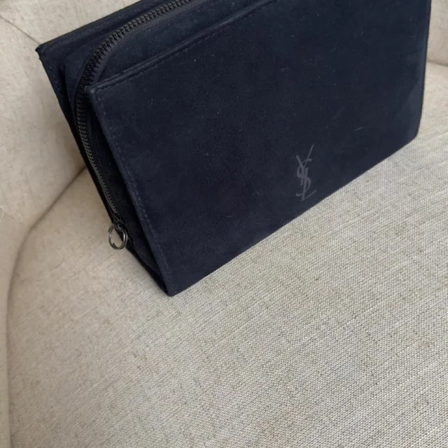 Saint Laurent Women's Bag - Black/Navy in blue|black from Depop, photo 1 of 1