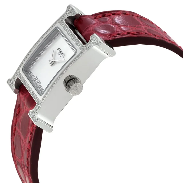 Hermes Heure H Mini Model Quartz Diamond Ladies Watch 057248Ww00, photo 2 of 3 from Jomashop