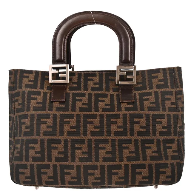 Fendi Brown Zucca Tote Handbag in Brown Canvas from AMORE Vintage Tokyo