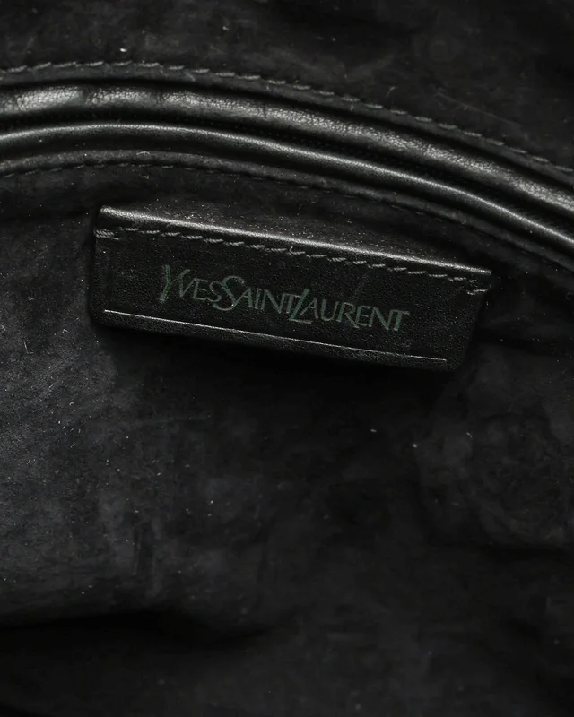 Saint Laurent Studded Y Boston Bag in Leather from A Retro Tale, photo 10 of 11