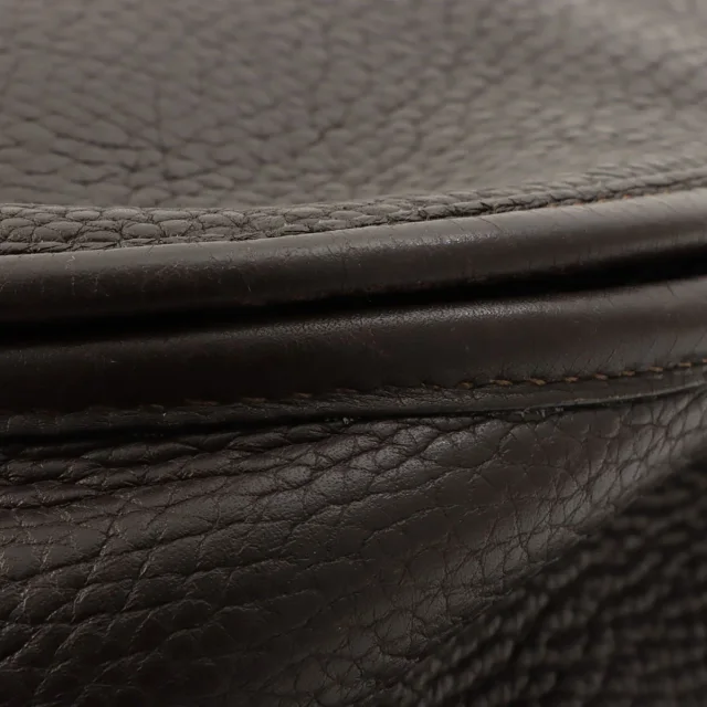 Hermès 2006 Evelyn II GM Chocolat in Clemence leather from VINTAGE QOO TOKYO, photo 15 of 18