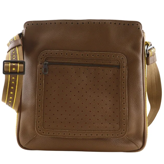 Bottega Veneta Perforated Leather Shoulder Bag in Leather from LuxUness