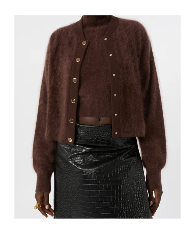 Sportmax Pure cashmere bomber jacket - Chocolate, photo 3 of 6 from SENSER