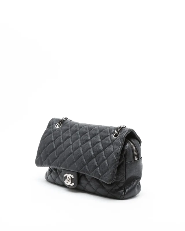 Chanel Easy Jumbo Caviar Flap Bag in Caviar leather from A Retro Tale, photo 2 of 11