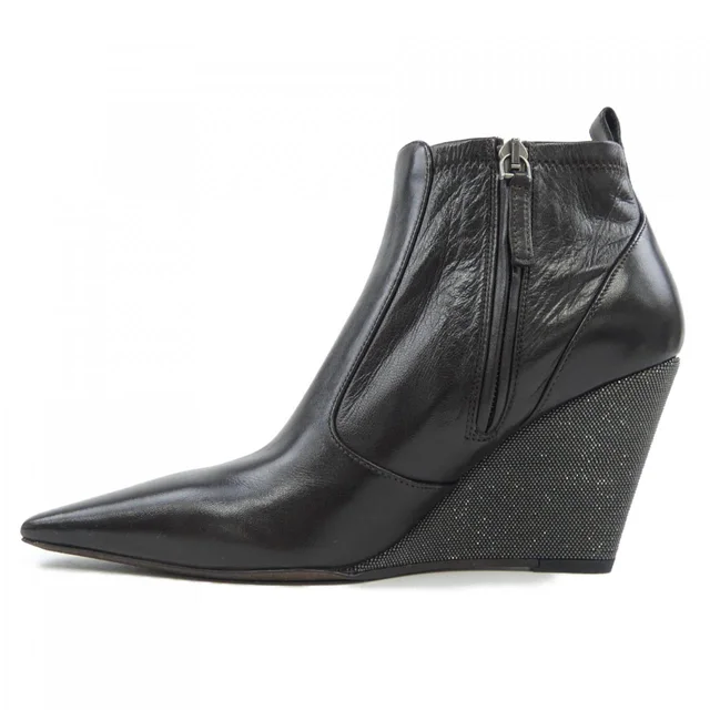 Brunello Cucinelli Leather Boots in Leather from LuxUness, photo 2 of 2