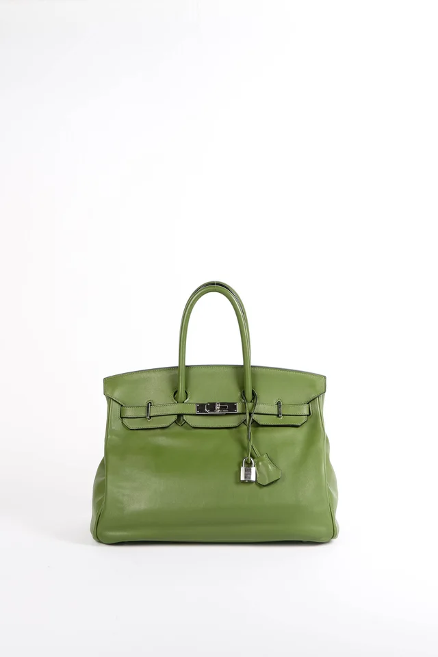 2009 Hermès Birkin 35cm in Green Swift leather from Break Archive
