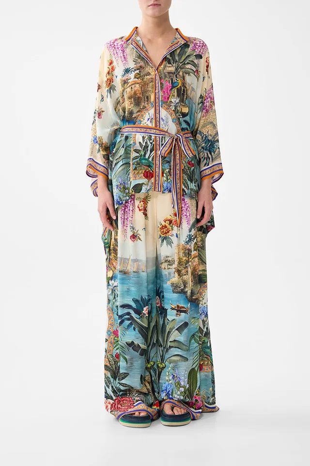Camilla eBoutique BUTTON THROUGH SCARF BLOUSE BODRUM BOTANICALS from CAMILLA, photo 1 of 1