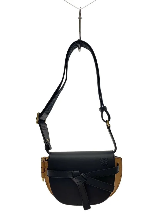Loewe Shoulder Bag Leather Black in black Leather from Poshmark