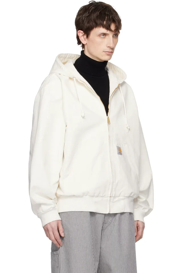 Carhartt Work In Progress White OG Active Jacket, photo 2 of 2 from SSENSE