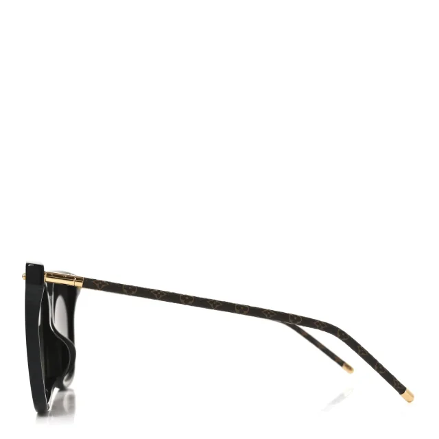 LV First Square Sunglasses Z1708E Black in Black Coated canvas from FASHIONPHILE, photo 3 of 7