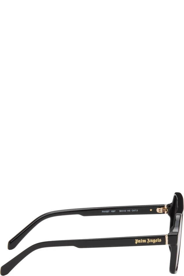 Palm Angels Black Camino Sunglasses, photo 2 of 4 from SSENSE