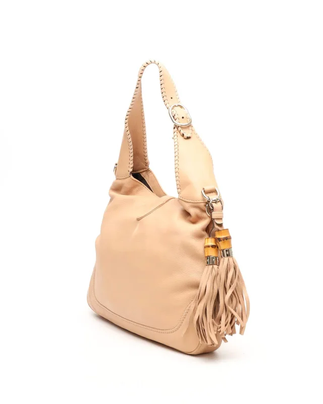 Gucci New Jackie Tassel Bamboo Bag in Leather from A Retro Tale, photo 3 of 10