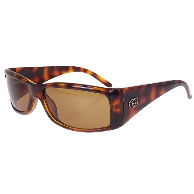 Gucci Sunglasses Eyewear Brown 58□15 120 Small Good in Brown Resin from AMORE Vintage Tokyo