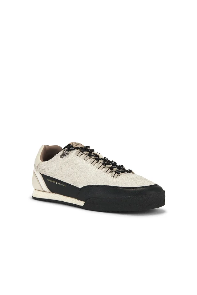 ALLSAINTS Harri Od Low Top Sneaker in Chalk White & Black, photo 2 of 6 from REVOLVE (Canada)
