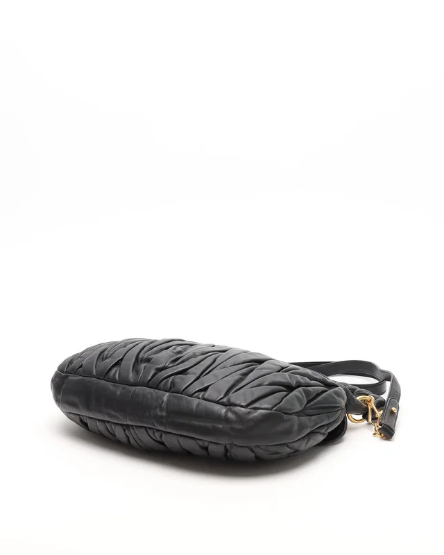 Miu Miu Coffer Matelassé Hobo Bag in Leather from A Retro Tale, photo 5 of 9