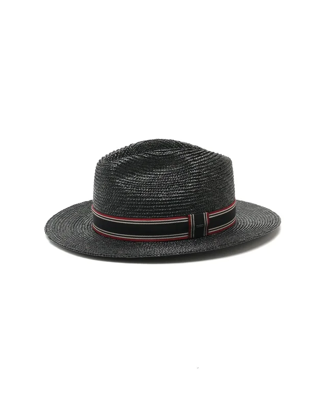 Saint Laurent Black Hat in Black Woven leather from A Retro Tale, photo 2 of 9
