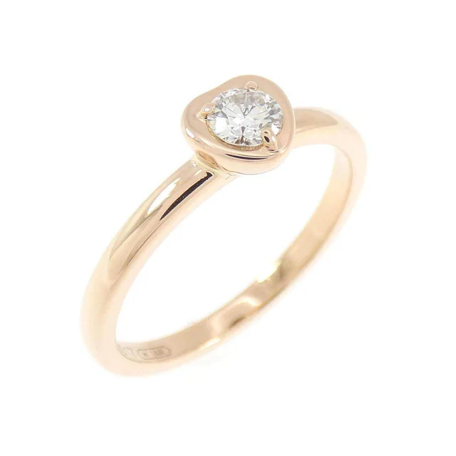Cartier Diamants Legers 18K Pink Gold Diamond Ring Size 9 in Pink from LuxUness