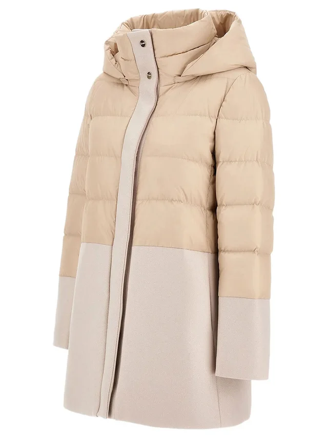 Herno Color-block hooded down jacket, photo 2 of 3 from SENSER