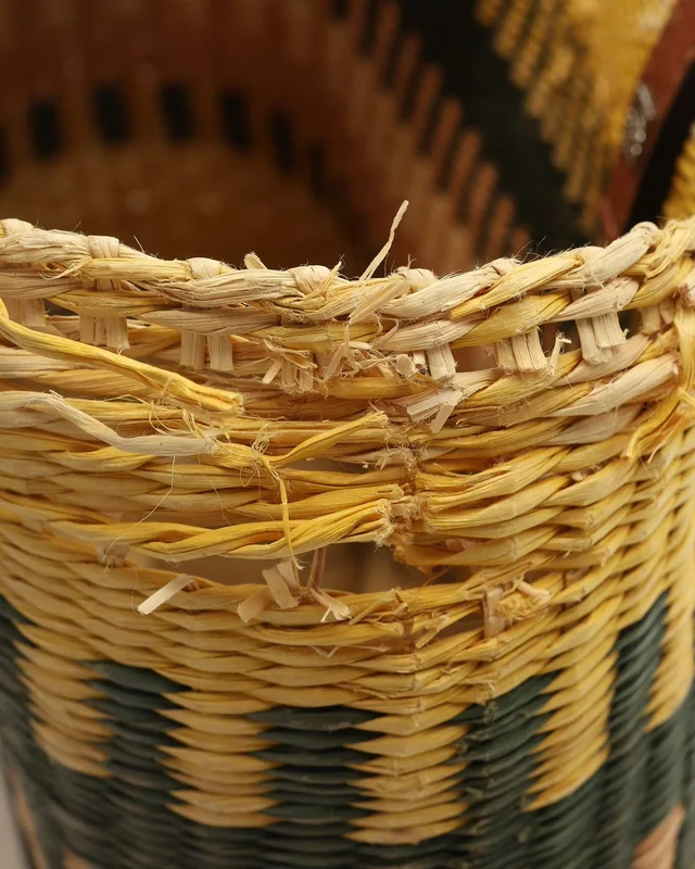 Loewe X Paula's Ibiza Basket Raffia Bag in Raffia from A Retro Tale, photo 6 of 10