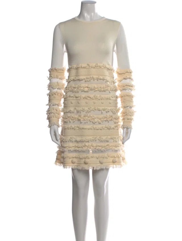 Alexander McQueen Lace Pattern Mini Dress from The RealReal