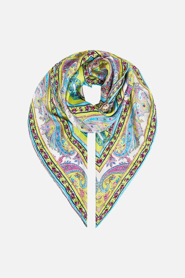 Camilla eBoutique LARGE CRYSTALLED SILK SQUARE SCARF MAGIC CARPET RIDE from CAMILLA, photo 1 of 1