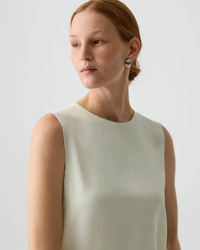 Theory Shell Top in Silk Georgette, photo 5 of 6 from Theory