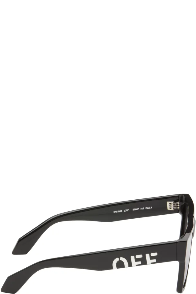 Off-White Black Casper Sunglasses, photo 2 of 4 from SSENSE