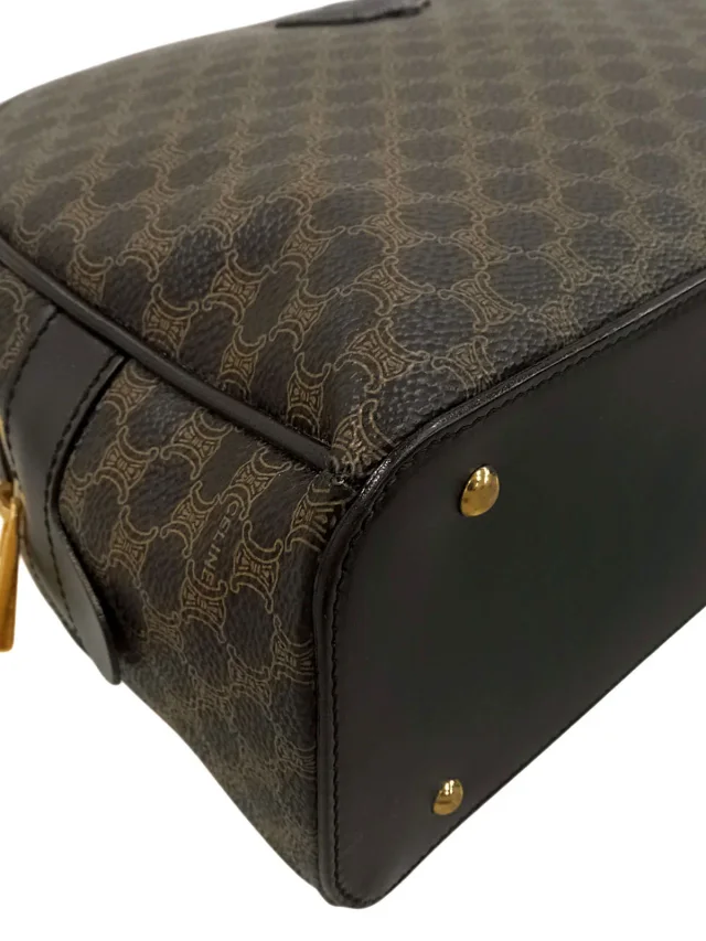 Celine Macadam pattern handbag black/brown from VINTAGE QOO TOKYO, photo 6 of 10