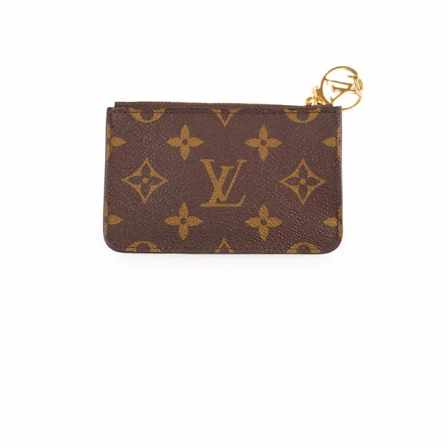 Louis Vuitton Romy Card Holder Armagnac Brown in Brown Canvas from The Purse Affair