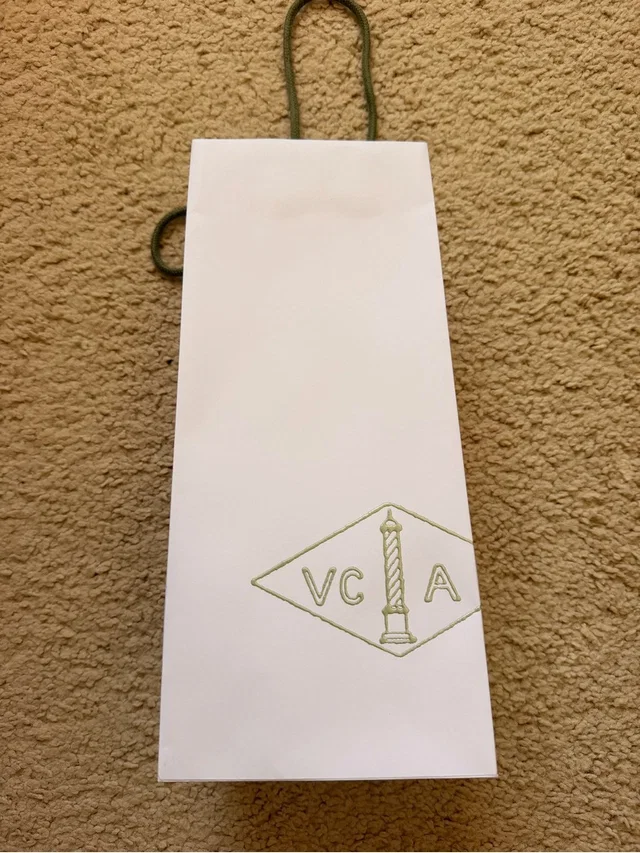 Van Cleef & Arpels White And Sage Green Gift Bag in green|white from Poshmark, photo 1 of 1