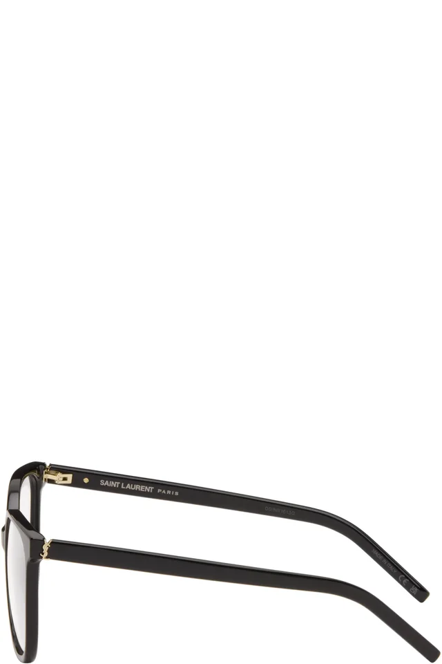 Saint Laurent Black SL M155 Glasses, photo 3 of 4 from SSENSE