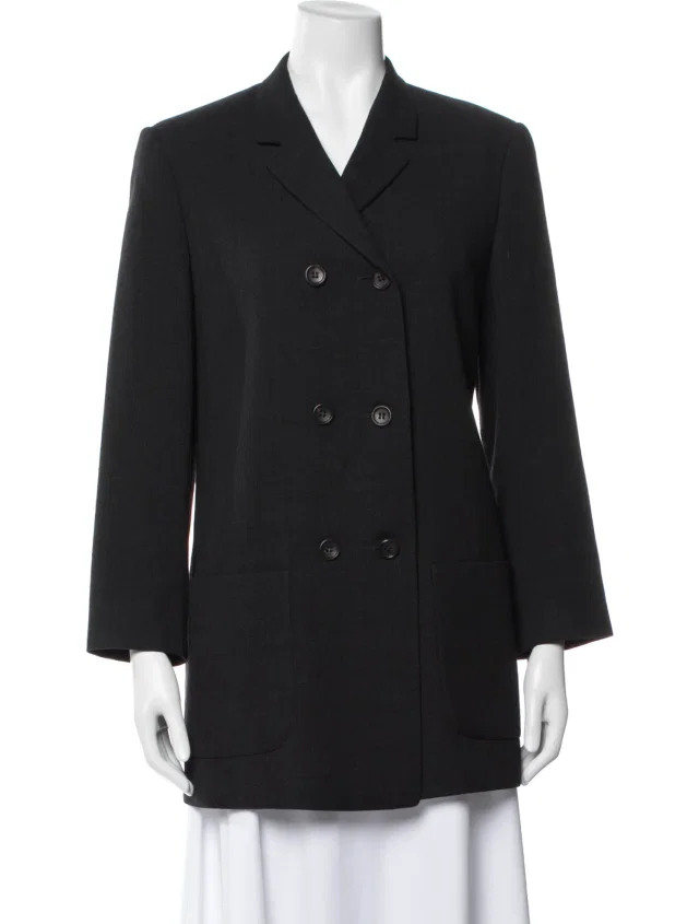 Jil Sander Vintage Wool Blazer in gray Wool from The RealReal