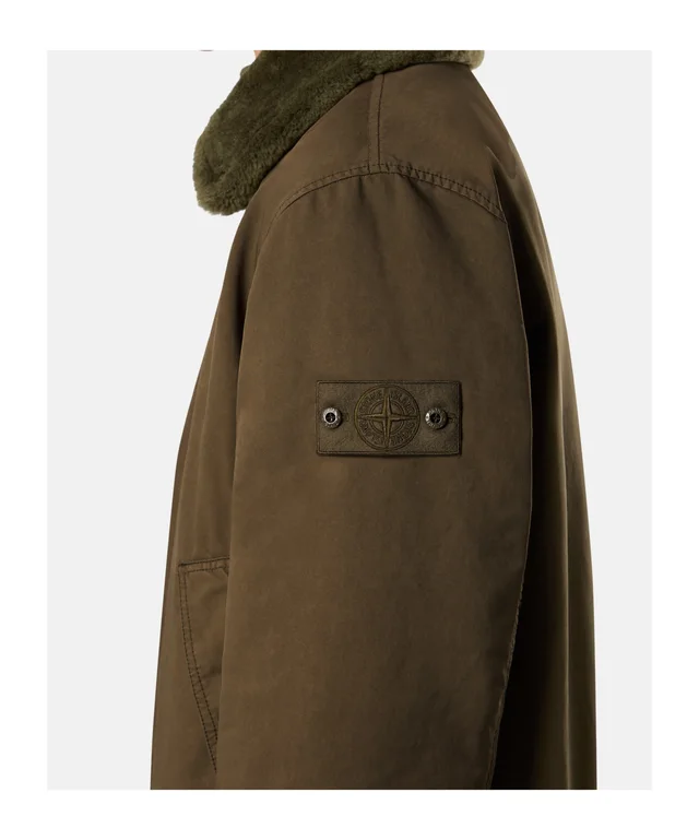 Stone Island Padded coach jacket with detachable collar and anti-drop, photo 6 of 8 from SENSER